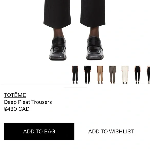 SOLD Toteme Deep Pleat Trousers - Picture 13 of 13